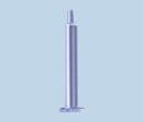 1cc size clear syringe luer slip barrel 401L-1