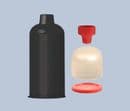 2.5oz Cartridge Plunger Cap Kit TS25CKIT-B-RIB1 pk/10