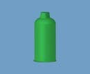 2.5oz Green Cartridge HDPE TS25C-GREEN