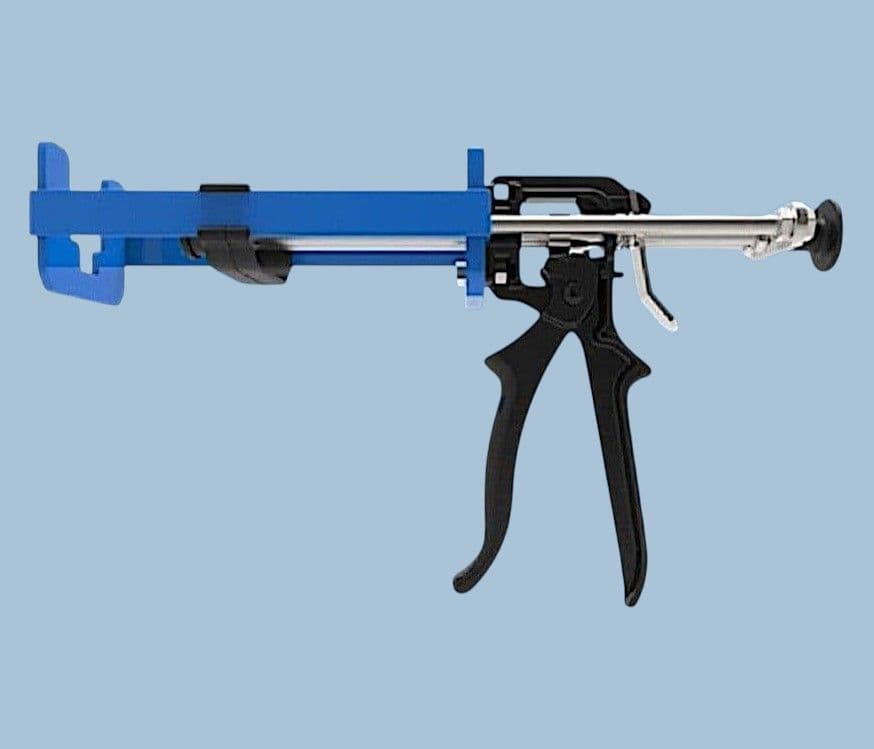 200ml Manual Dual Cartridge Gun 1:1 Ratio VBM100 Adhesive Dispensing Ltd