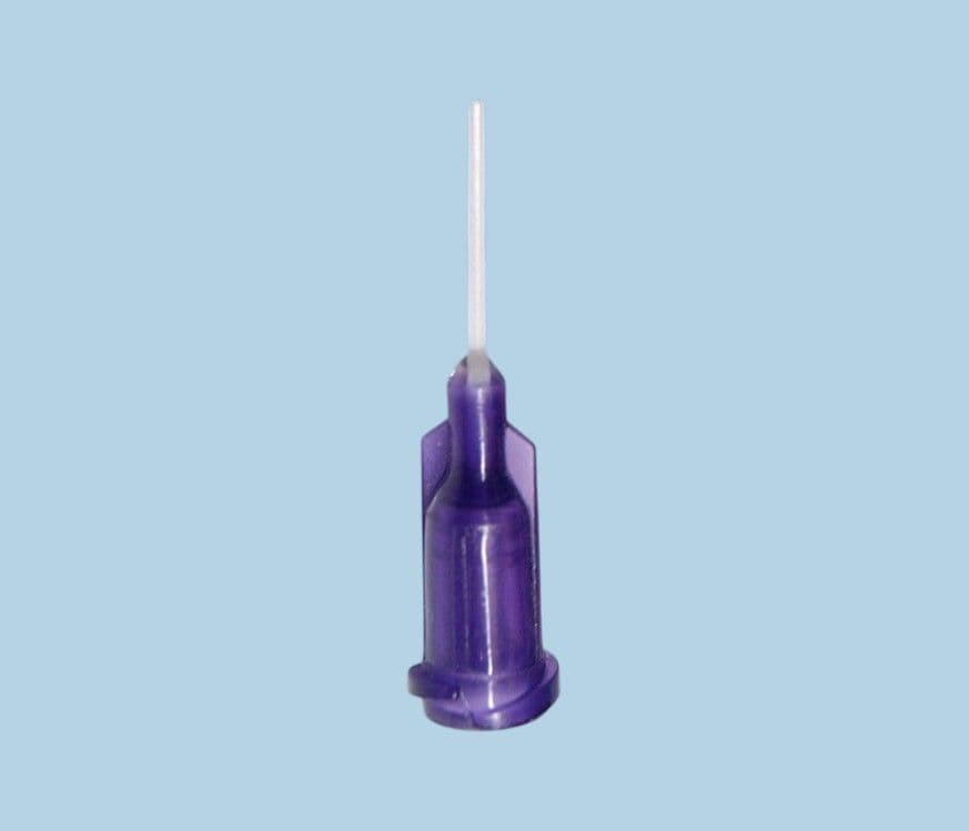21 gauge purple flexible polypropylene tip 3121PP Adhesive Dispensing Ltd