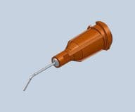 Techcon 23 Gauge 45° Bend Tip Orange TE723050B45PK Adhesive Dispensing Ltd