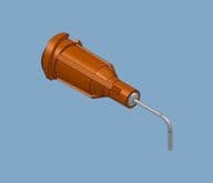 Techcon 23 Gauge 90° Bend Tip Orange TE723050B90PK Adhesive Dispensing Ltd