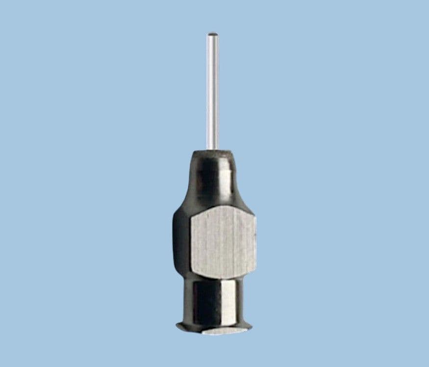 24 Gauge All Metal Luer Lock Needle Precision Tip TS24SS Adhesive ...