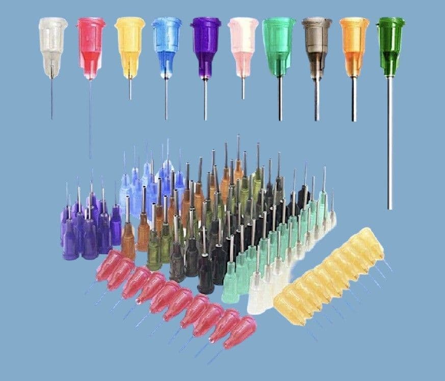 25 Gauge Precision General Purpose Needle Tip Red Hub Adhesive ...