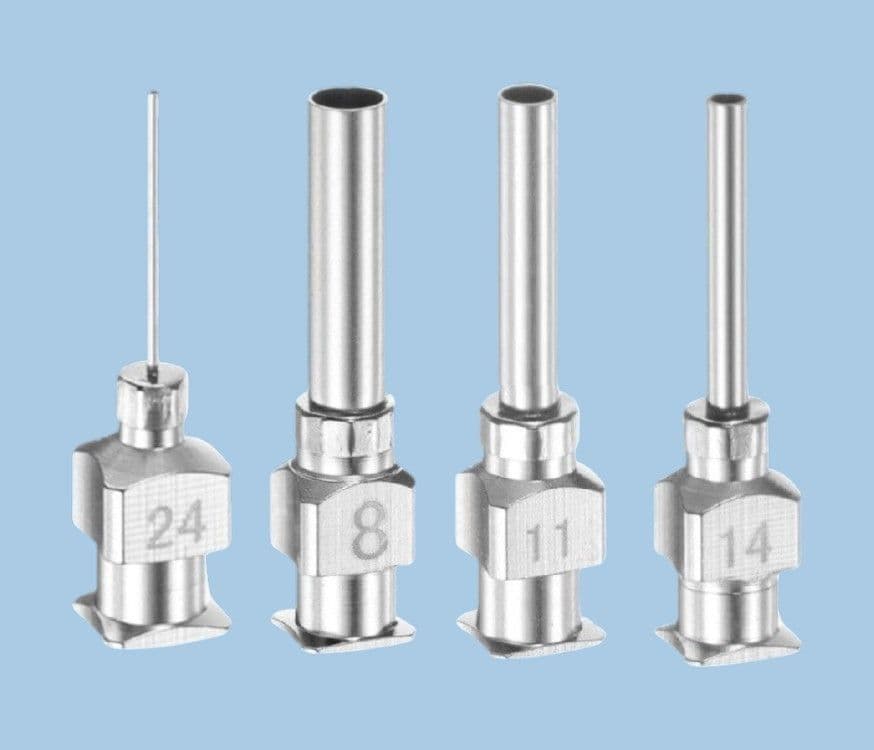 32 Gauge All Metal Precision Luer Lock Blunt Needle Tip AD32SS-1/2 pk ...