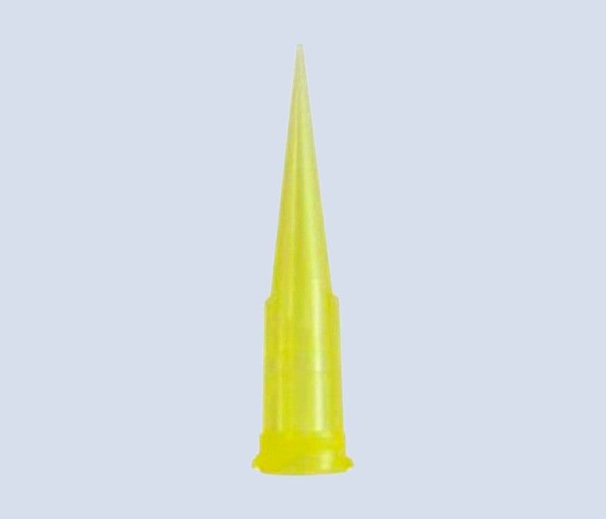 32 Gauge Smooth Flow Tapered Tip Yellow Colour TTN32 Adhesive Dispensing