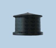 3cc Size Black Rubber Syringe Barrel Piston Stopper AD903-RP Adhesive Dispensing Ltd