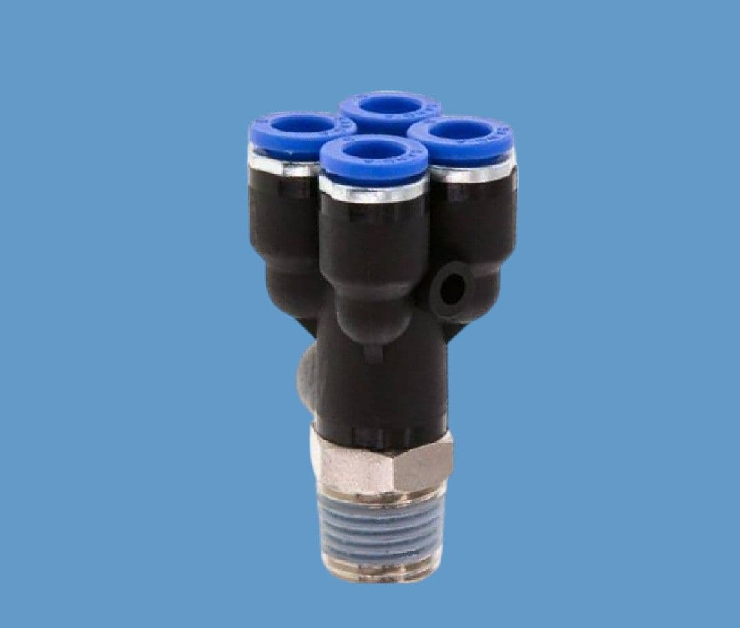 TAILONZ PNEUMATIC 3/8 Inch Tube OD X 1/4 Inch NPT Thread Ball Valve