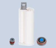50ml dual manual syringe cartridge syringe 10:1 ratio AB S50-10-20-01 Adhesive Dispensing Ltd