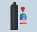 6oz Cartridge Plunger Cap Kit TS60CKIT-BP1 pk10