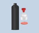 6oz Cartridge Plunger Cap Kit TS60CKIT-BWP1 pk10