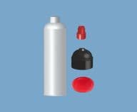 Techcon 6oz Natural Cartridge Plunger Kit HDPE TS60CKIT-PB1 Adhesive Dispensing Ltd