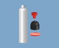 Techcon 8oz Natural Cartridge Plunger Cap Kit TS80CKIT-PB1 Adhesive Dispensing Ltd