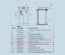 Air Gauge for TS1258 Tank TSD600-21