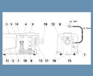 air Hose Assembly for TS924/TS924V 924-19 dispenser Techcon Adhesive Dispensing Ltd