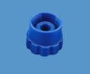 Blue Luer Lock Round Tip Cap 5401011