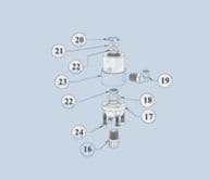 Techcon Delrin Body for TS5322 Spool Valve 5320D-000-002 Adhesive Dispensing Ltd