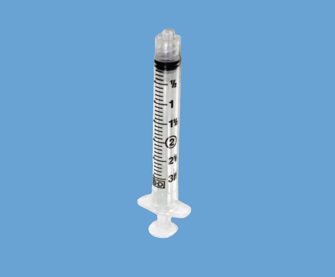 AHS Syringes, 3mL Luer Lock, 100/Box, 10 Boxes