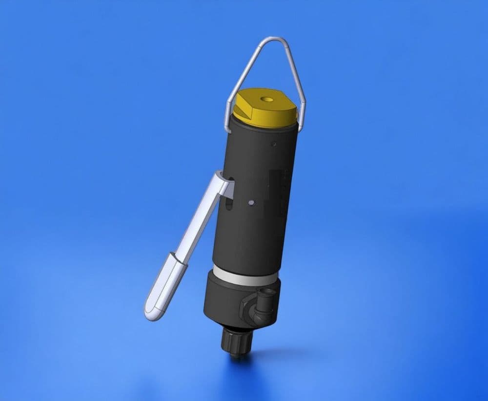 Hand Lever Delrin Diaphragm Valve TS5623HD Adhesive Dispensing techcon