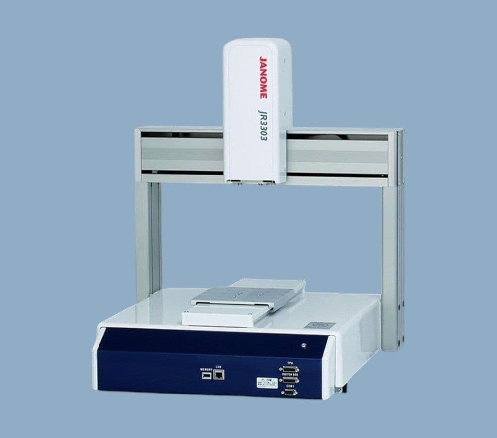 JR3404 Robot Dispenser System 400mm Janome Adhesive Dispensing Ltd