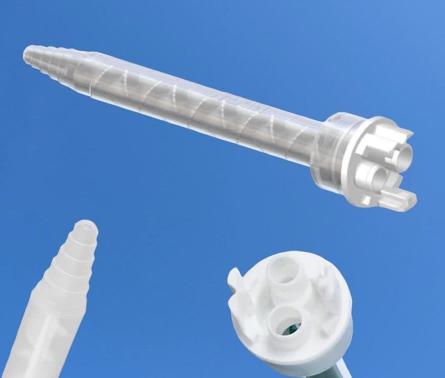 Mix Nozzle 6mm ID x 24 Element MFH 06-24T Sulzer Mixpac MedMix Adhesive ...