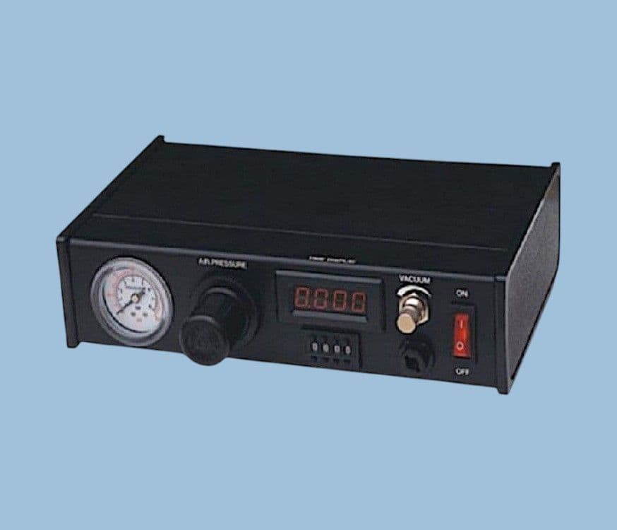 1000T Digital Timed Shot Pneumatic Syringe Barrel Dispenser Adhesive ...