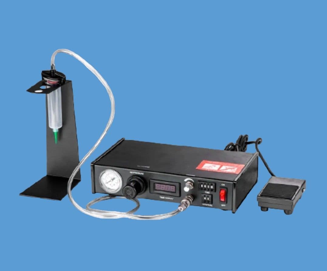 Tim Dispensing Machine Model 2000T Digital Timed Syringe Dispenser 0-100 psi Adhesive Dispensing