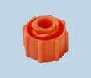 Orange Luer Lock Round Tip Cap AD400-ORSJ