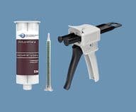 Polyurethane Rigid Doming Resin Kit 50ml cartridge gun EP9-50K Adhesive Dispensing Ltd