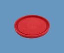 Red Standard Cartridge Flange Cap LDPE TS2C