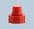 Red threaded cartridge tip cap TS3P adhesive dispensing ltd techcon