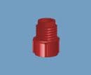 Red Threaded Tip Cap TS6P-RED