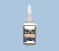 Rubber Toughened Black Medium Cyanoacrylate Glue GB80 Adhesive Dispensing Ltd