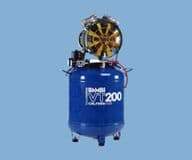 Silent Running Oil Free Air Compressor 50 Litre Tank Adhesive Dispensing VT200 Bambi