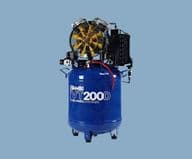 Silent Running Air Compressor 50 Litre Tank Adhesive Dispensing VT200D Bambi