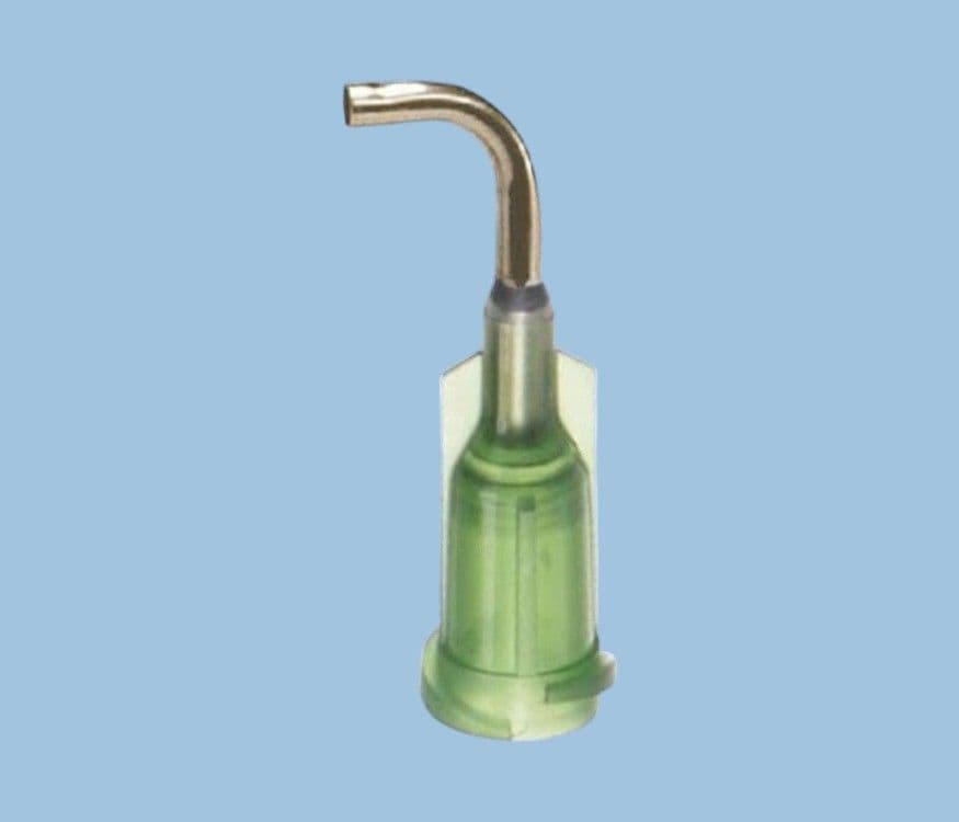 Angled Dispensing Machine Precision bend angled dispenser needle tip 14 gauge Adhesive Dispensing ...