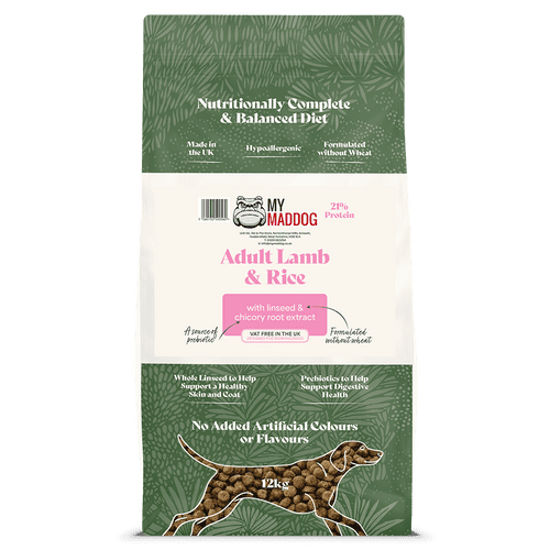 12kg Premium - Hypoallergenic (Lamb & Rice) - Complete Dog Food