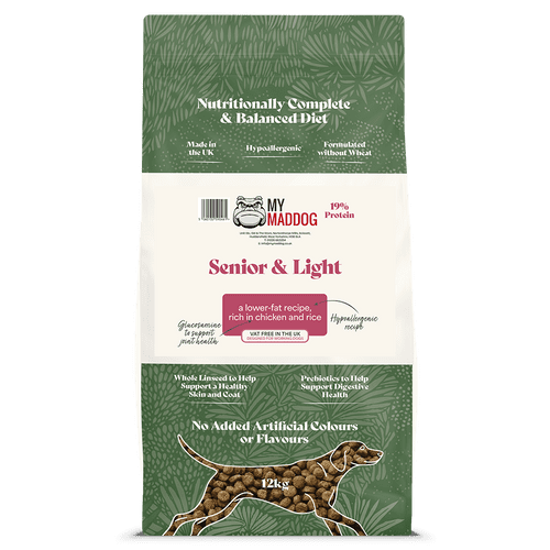 12kg Senior & Light Hypoallergenic (Chicken & Rice) - Complete Dog Food