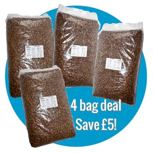 60kg (4 SACKS) Lamb / Chicken with Rice - Complete Adult Dog Food