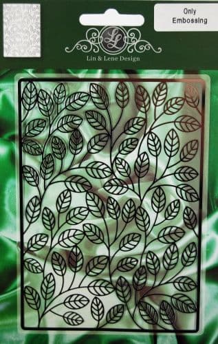 1201-0008~ LEAVES ~ Embossing Stencil