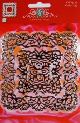 1201-0022 ~ FRAME ~ set of 3 dies ~ Joycraft Cutting, Embossing dies