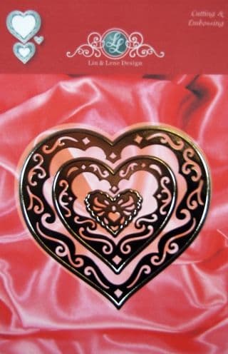 1201-0052 ~ HEARTS ~ Cutting, Embossing.