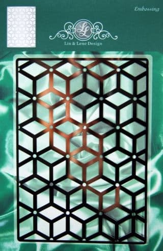 1201-0056 ~ CUBE BACKGROUND ~ for Embossing