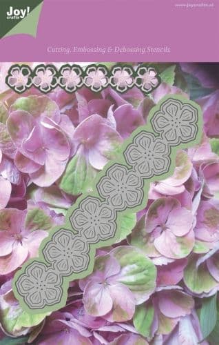 1201-0083 ~ FLOWER 10 LEAVES ~ JOY CRAFT Cutting, Embossing dies