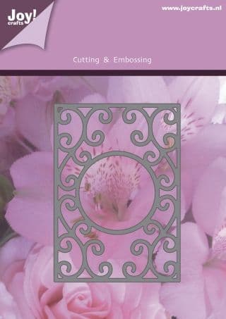 1201-0090 ~ FRAME - round centre ~ JOY CRAFT Cutting, Embossing dies