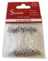 12257-5712 ~ Stamen - Pearlised Silver