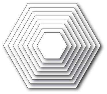 30073 ~ STUDIO HEXAGON LAYERS ~ Open Studio by Memory Box dies