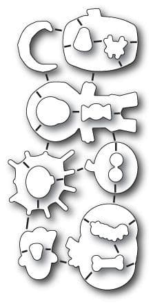 32160 ~ HALLOWEEN SIDESHOW DIE SET ~ Open Studio by Memory Box dies