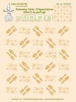 35.0225 ~ GARDEN TOOLS SMALL ~ embossing folder ~ Leane Creatief BV